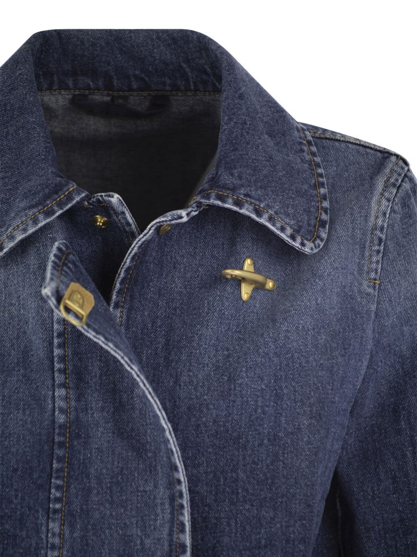 Fay 3-Hook Denim Jacket