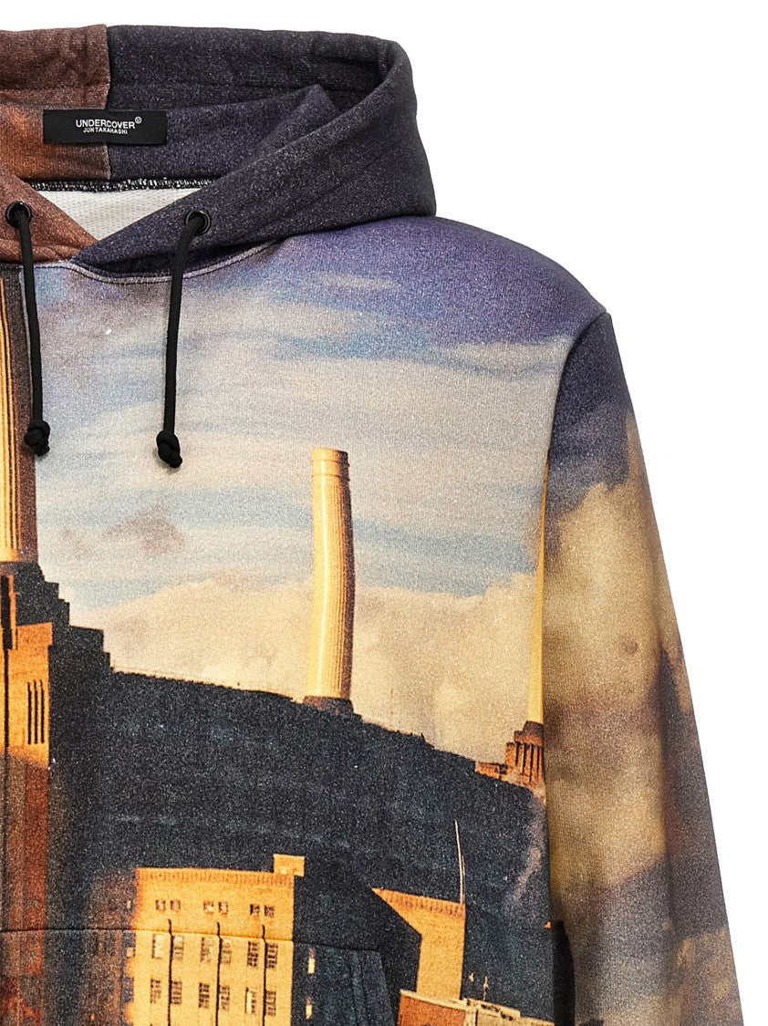 Undercover All-Over Print Hoodie With Embroidered Logo