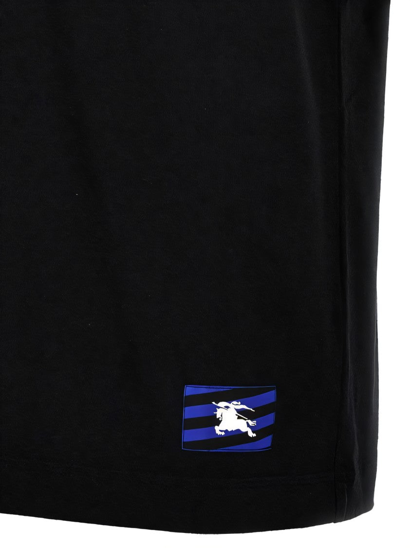 Burberry Relaxed-Fit Black Cotton T-Shirt