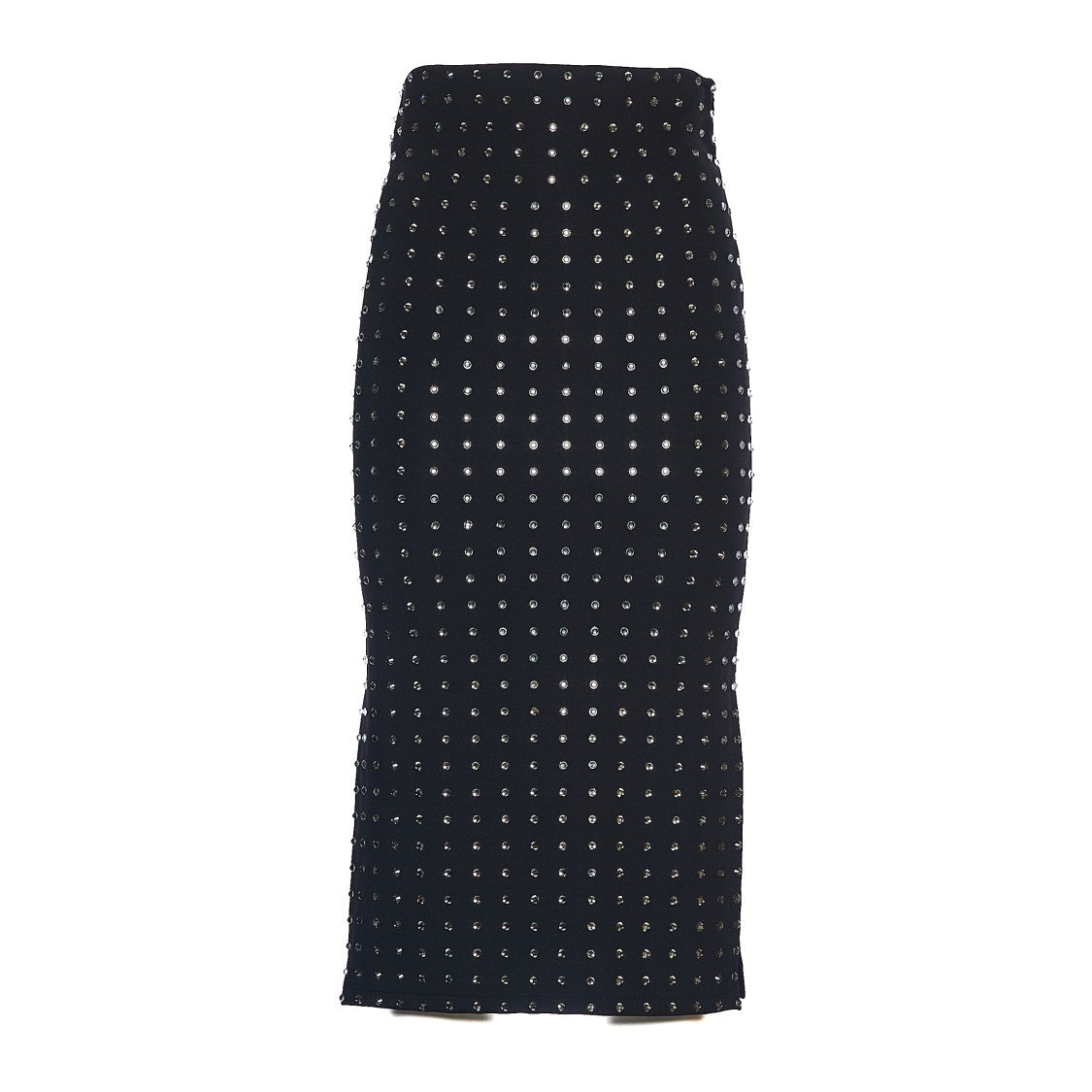 Sportmax Black Scuba Jersey Maxi Skirt