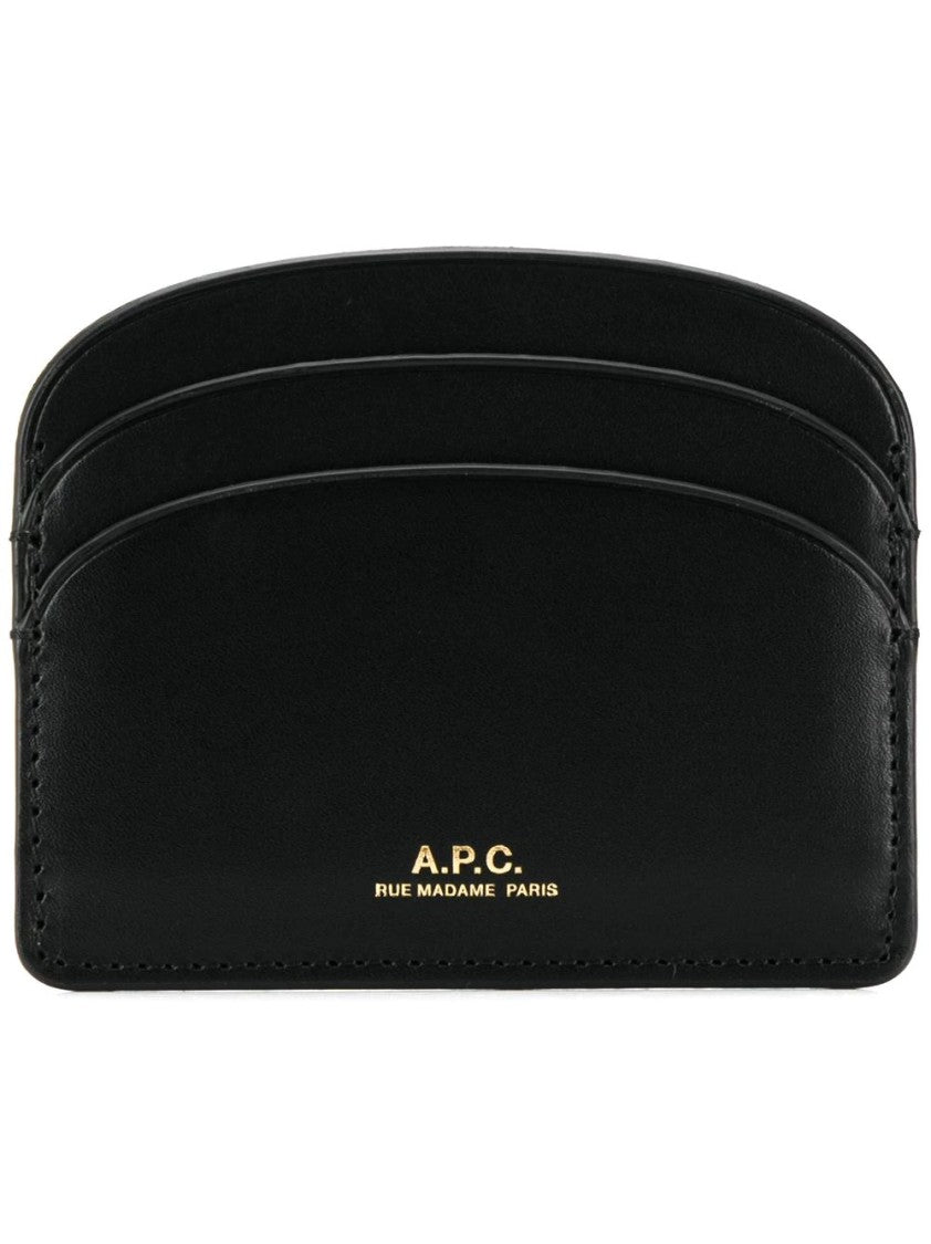 A.P.C. Half-Moon Card Holder With Multiple Slots