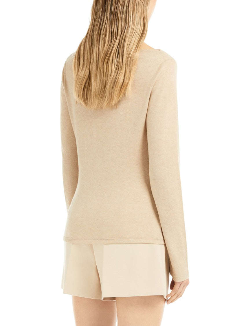 Max Mara Lightweight Cashmere Blend Knit Sweater