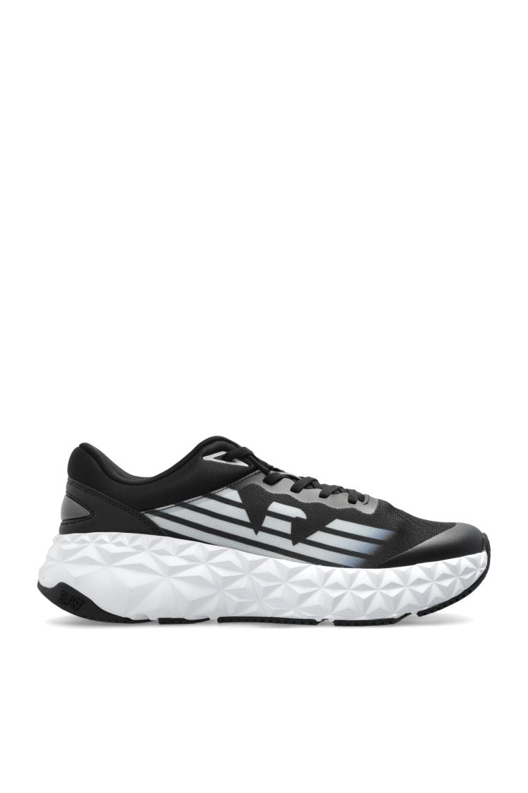 Ea7 Emporio Armani Athletic Sneakers With Distinctive Logo Accents
