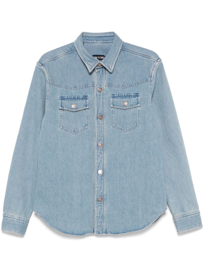 Tom Ford Light Blue Denim Shirt