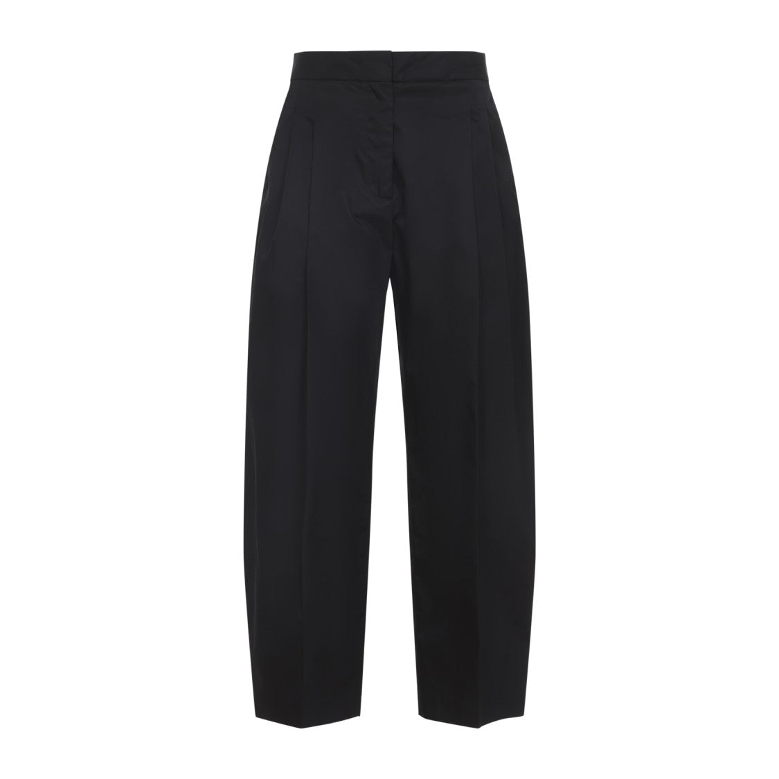 Alaïa High-Waist Wide-Leg Trousers With Pleated Detailing