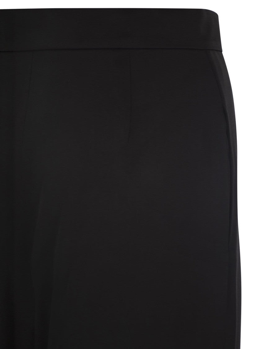 Max Mara Ieti - Flowing Trousers In Envers Satin