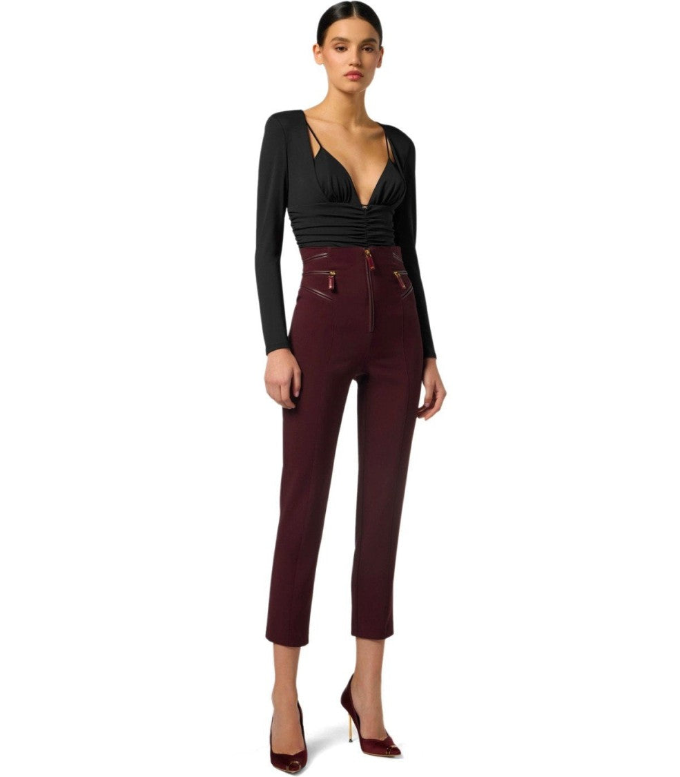 Elisabetta Franchi Black Bodysuit