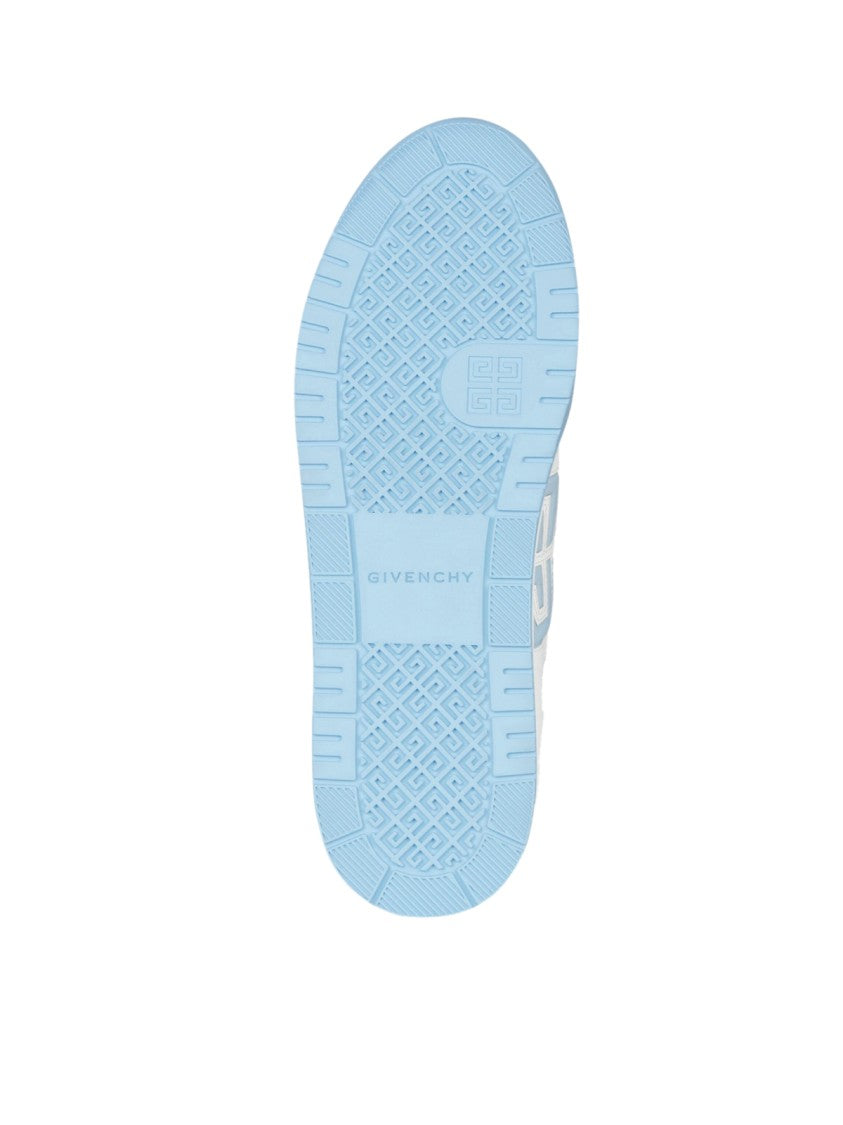 Givenchy Low-Top Leather Sneakers With Geometric Logo Detail
