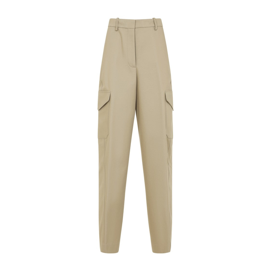 Givenchy Beige Cotton And Wool Pants
