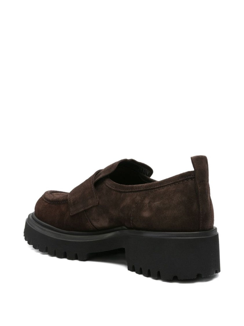 Guglielmo Rotta Black Leather Sandals With Refined Detailing