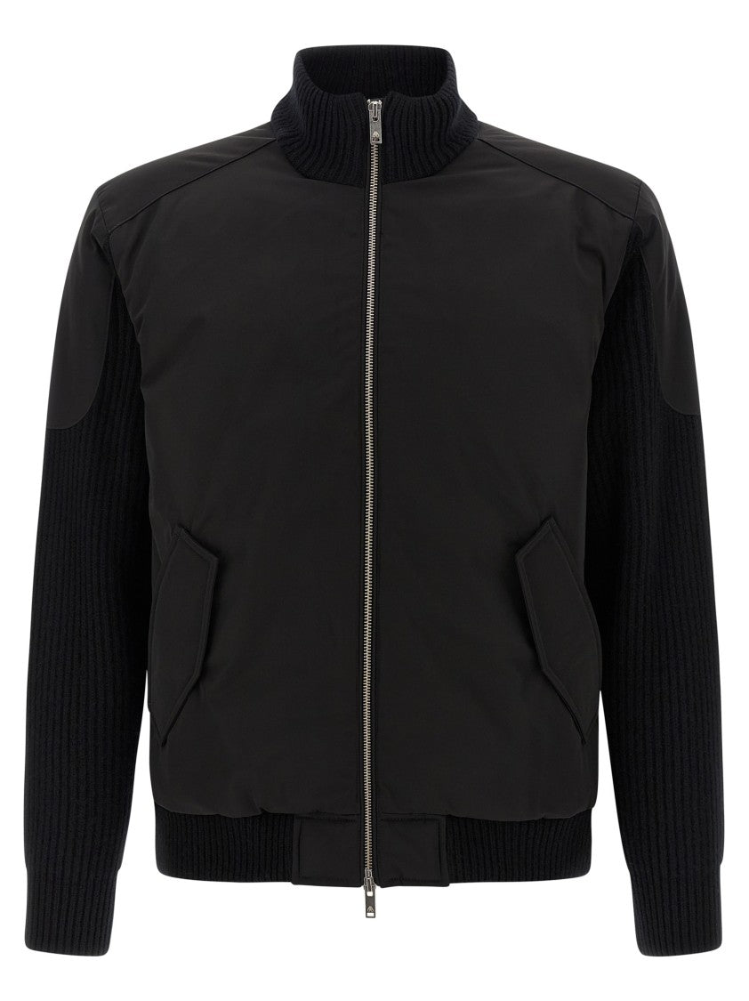 Moose Knuckles 'Magnus Knit Hybrid' Bomber Jacket