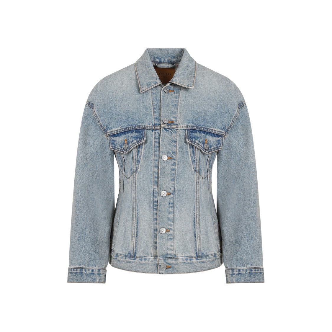 Balenciaga Hourglass Light Indigo Cotton Jacket