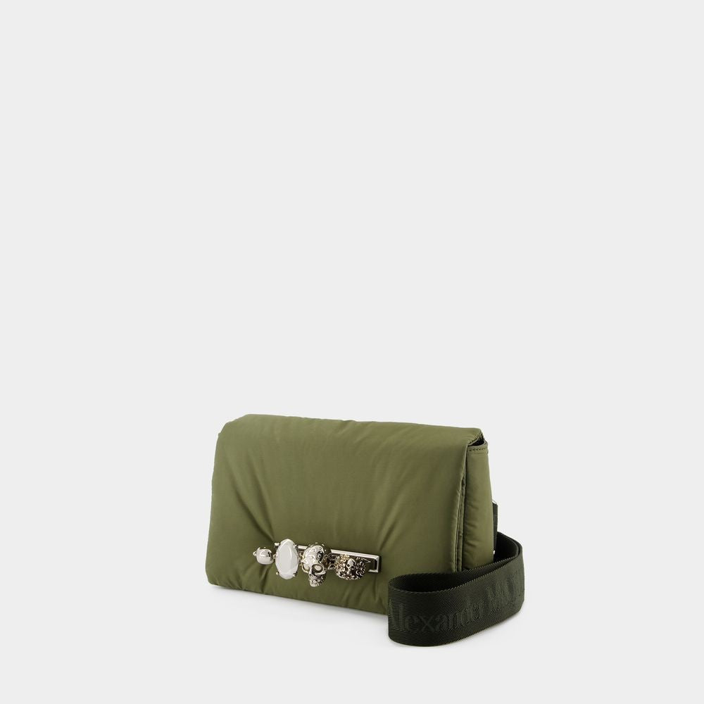 Alexander Mcqueen New Knuckle Bum Crossbody - Nylon - Khaki