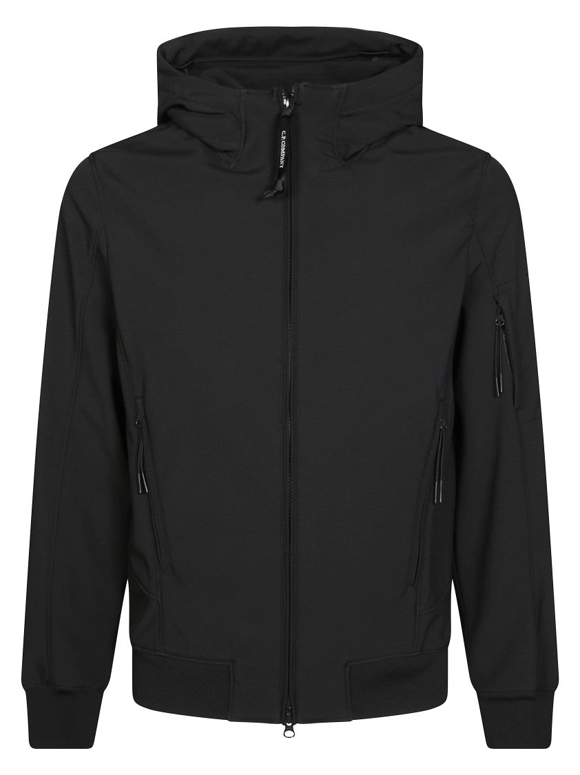 C.P. Company Short Jacket With Hood And Distinctive Lens Logo