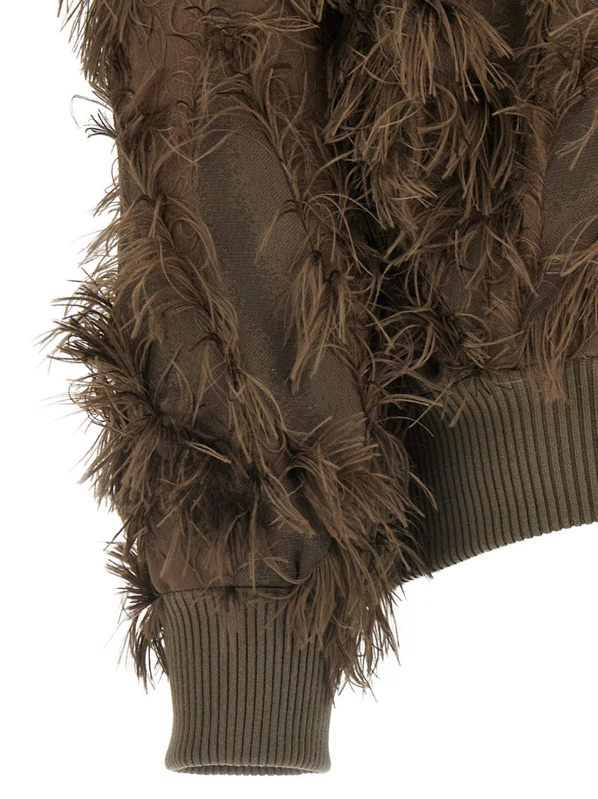 Brunello Cucinelli Dracaena' Fil Coupé Bomber Jacket