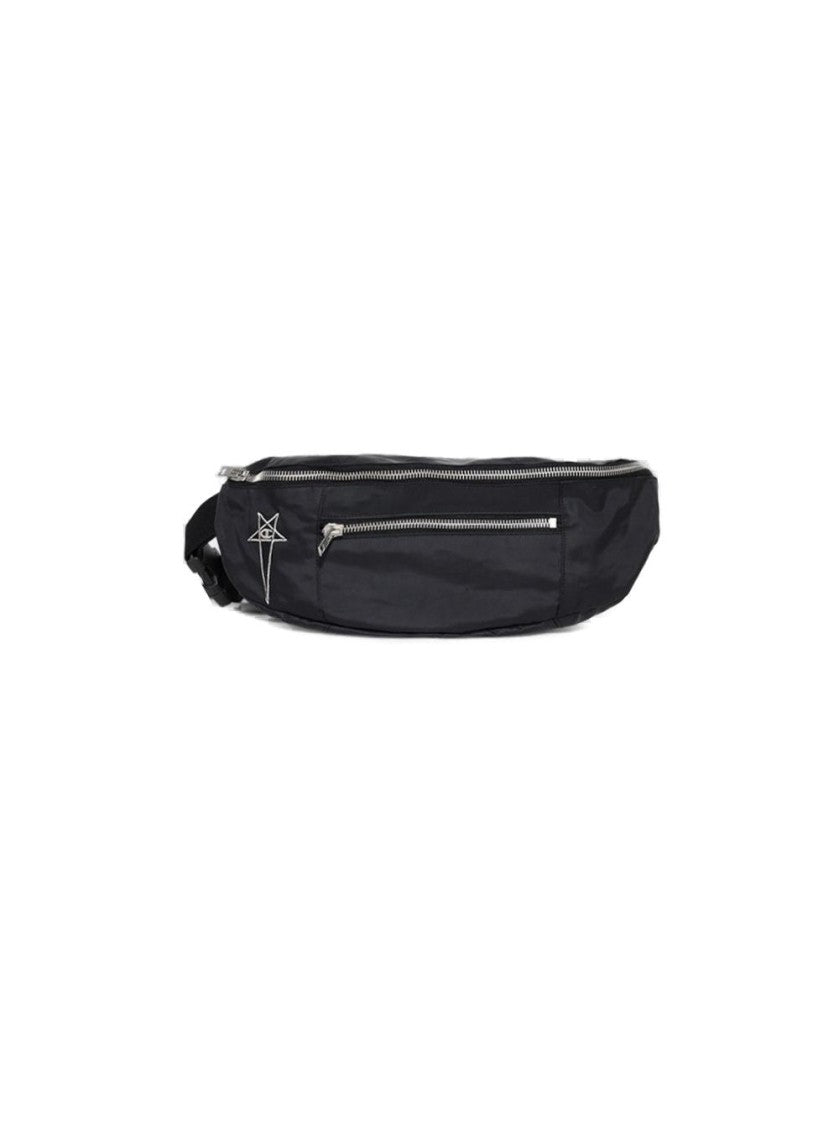Rick Owens X Champion Woven Bumbag Black