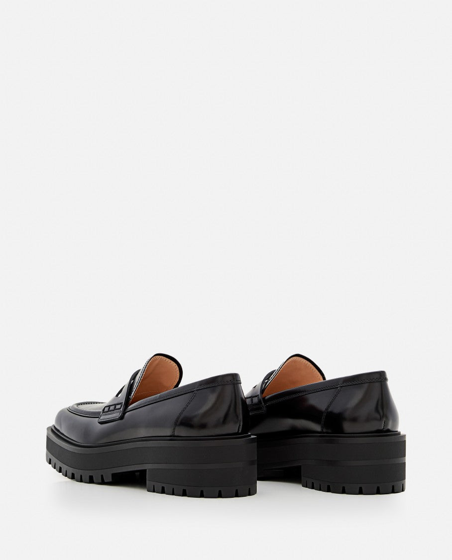 Gianvito Rossi Leather Loafer