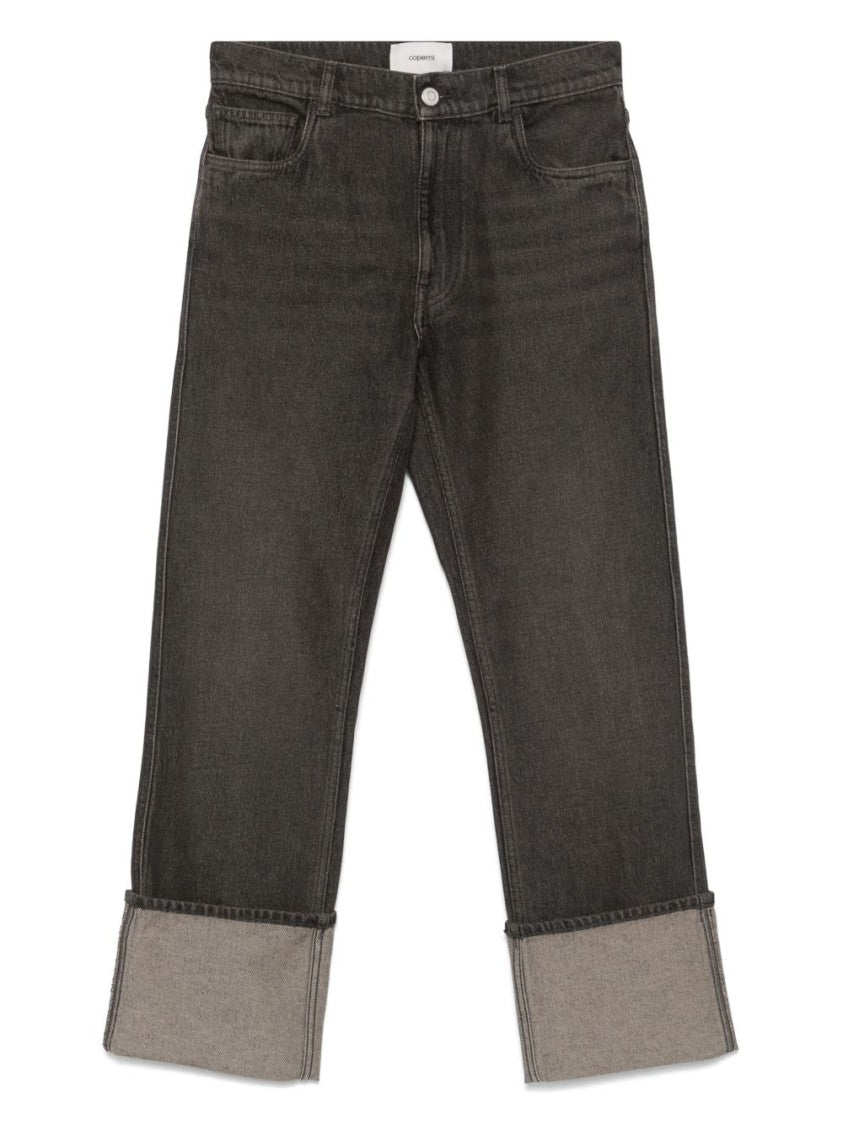 Coperni Classic Five-Pocket Trousers With Logo-Buckle Detail