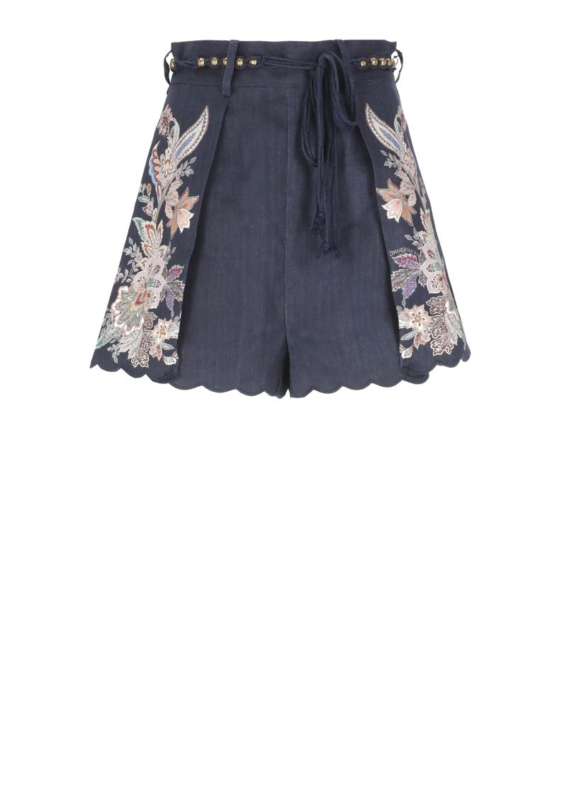 Zimmermann Rhiannon Tuck Shorts