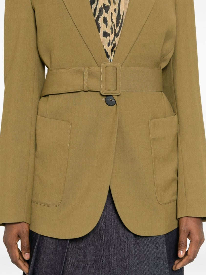 Forte Forte Structured Brown Tailored Jacket