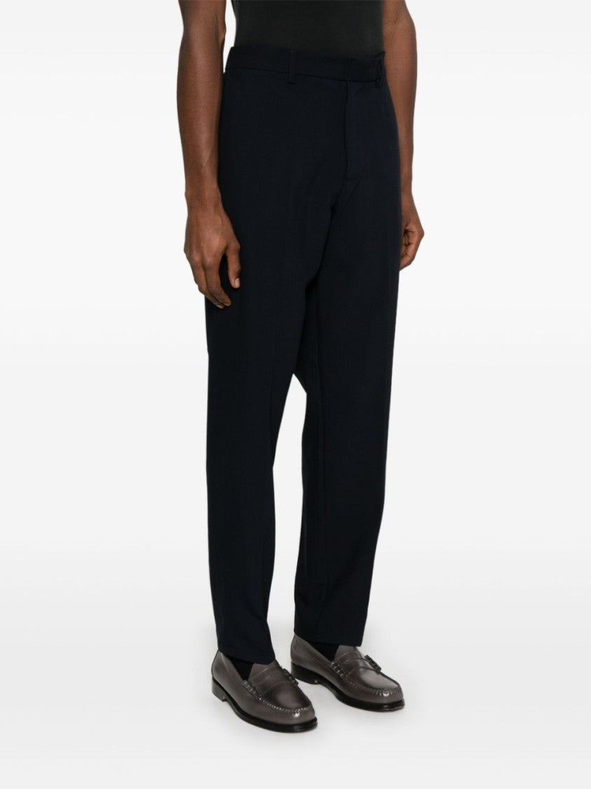 Emporio Armani Tailored Trousers With Streamlined Design