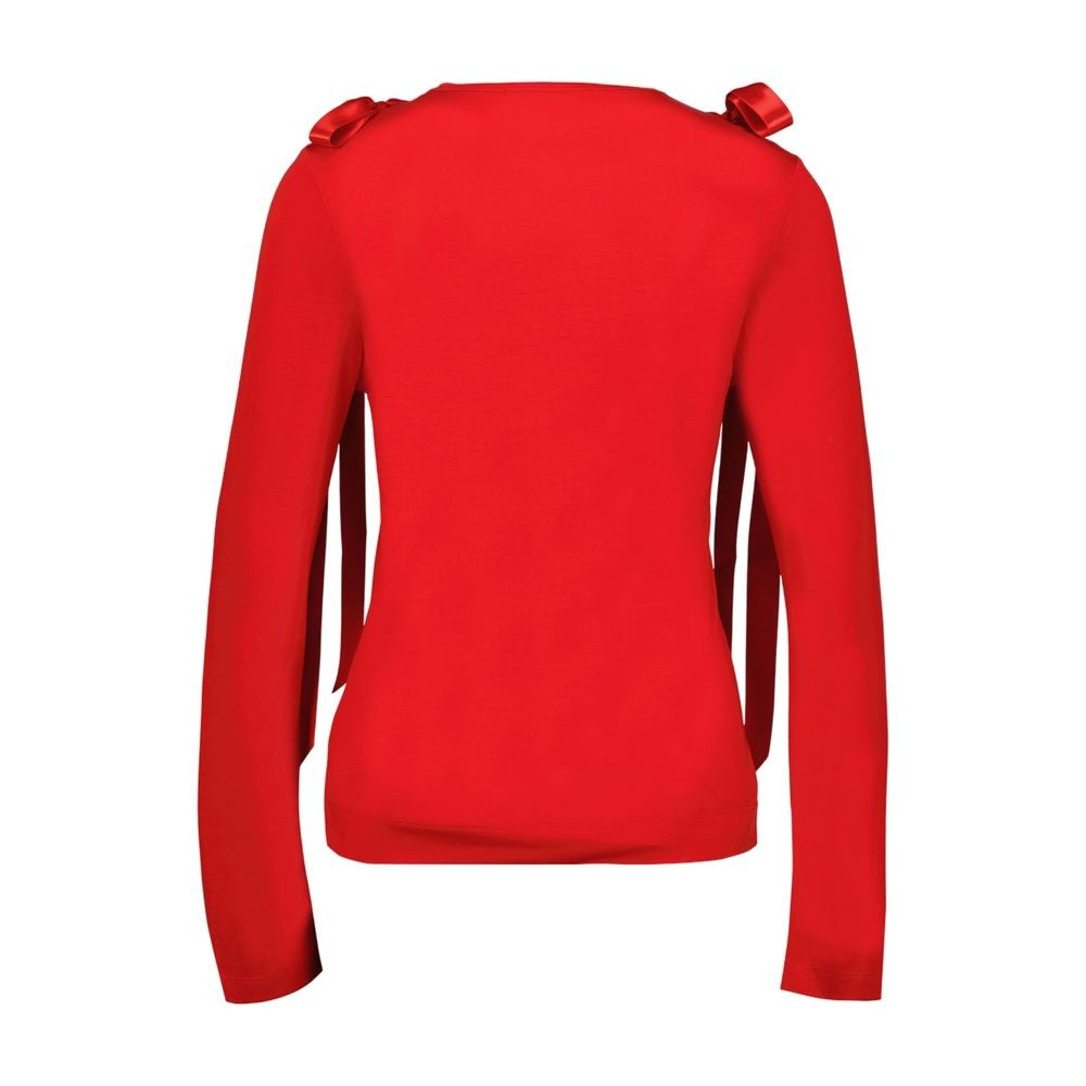 Simone Rocha Bow Tail T Shirt - Synthetic - Red