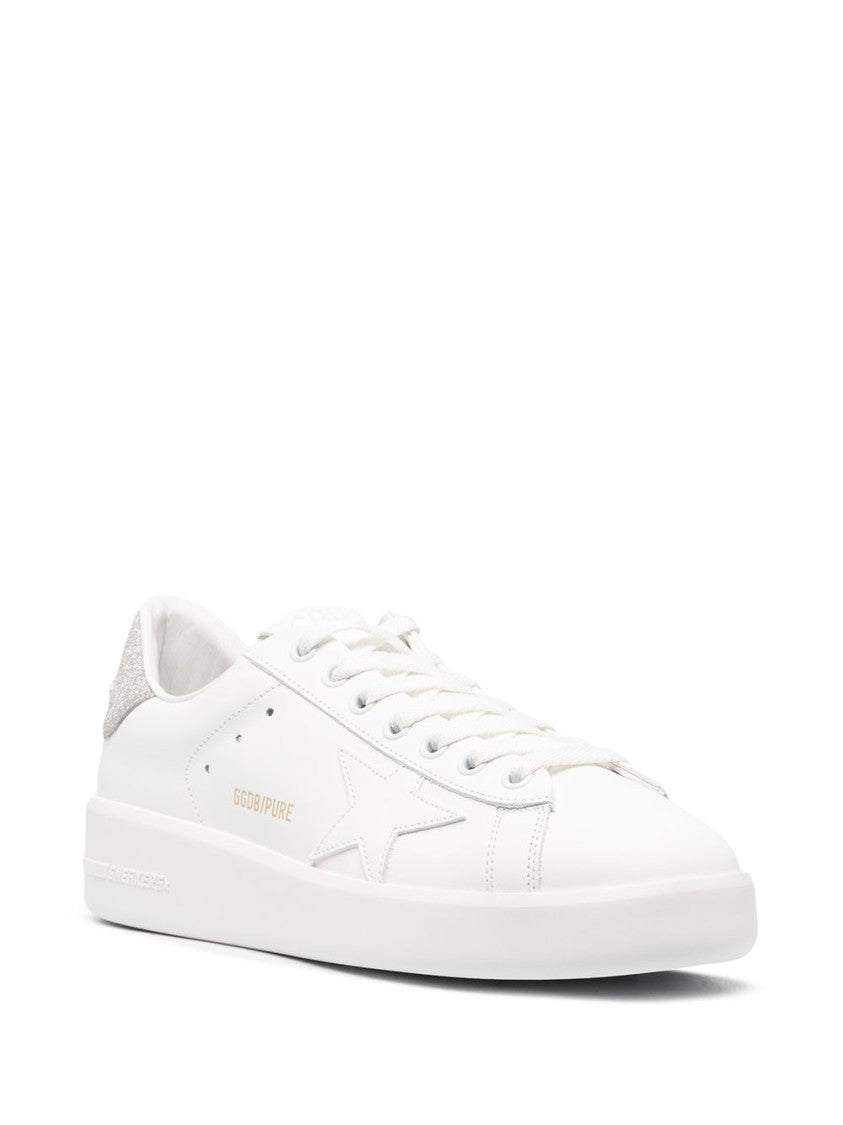 Golden Goose Pure Star Leather Upper Star Glitter Heel
