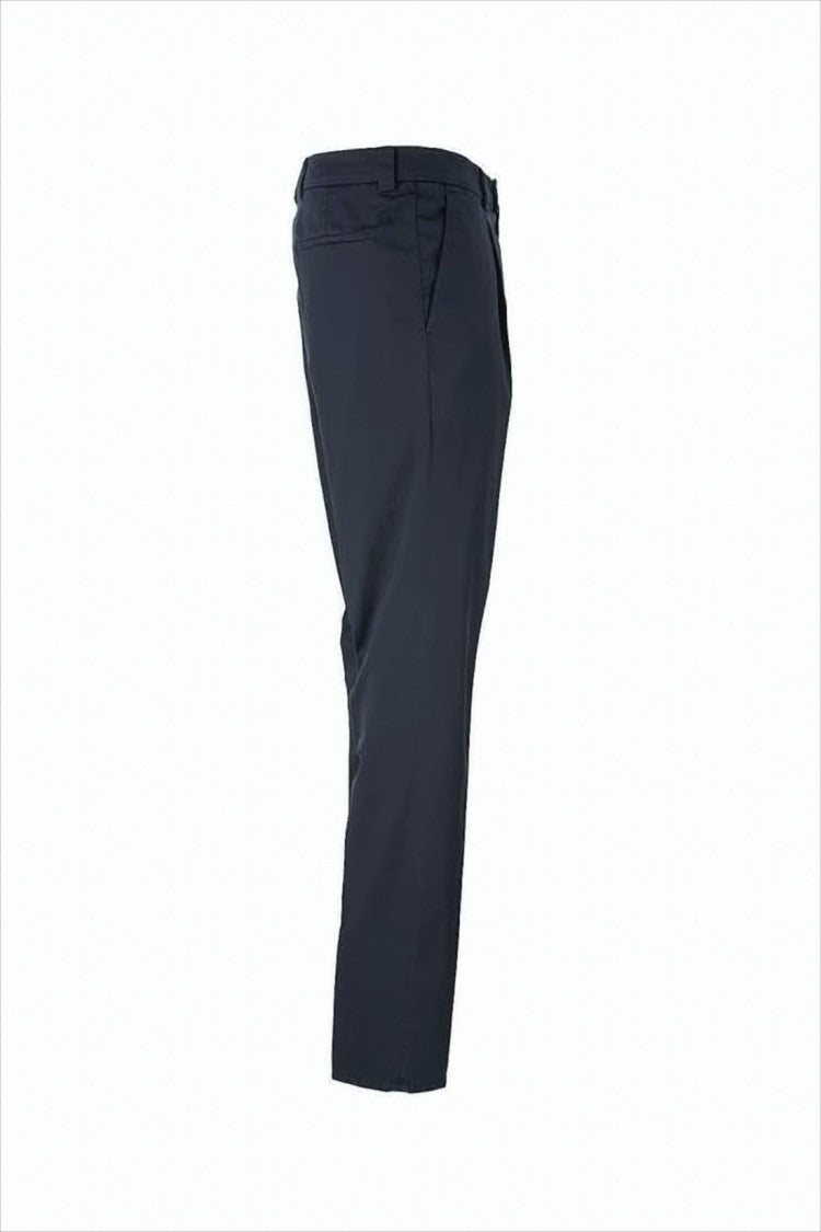 Brunello Cucinelli Tailored Blue Straight Pants With Design