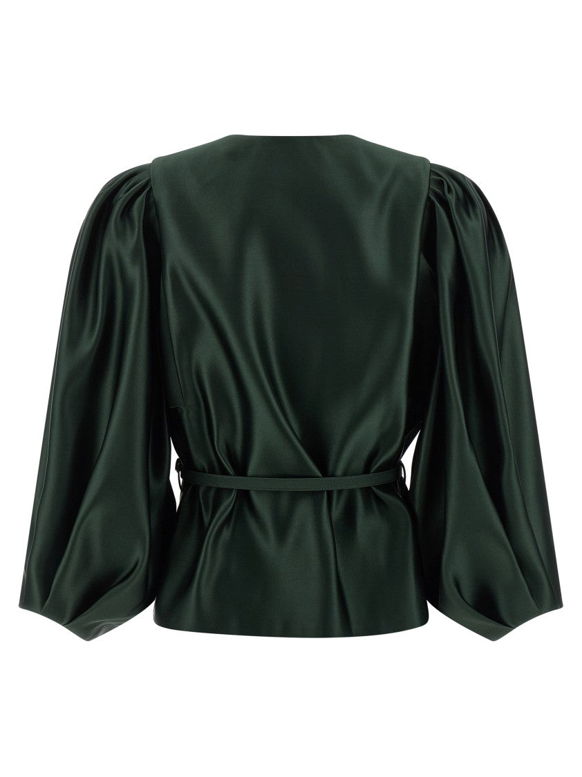 Fendi Silk Duchesse Blazer