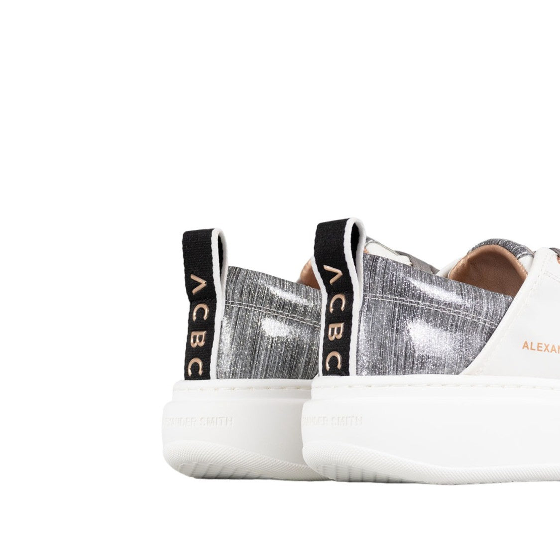Alexander Smith Wembley White And Gray Vegan Sneakers