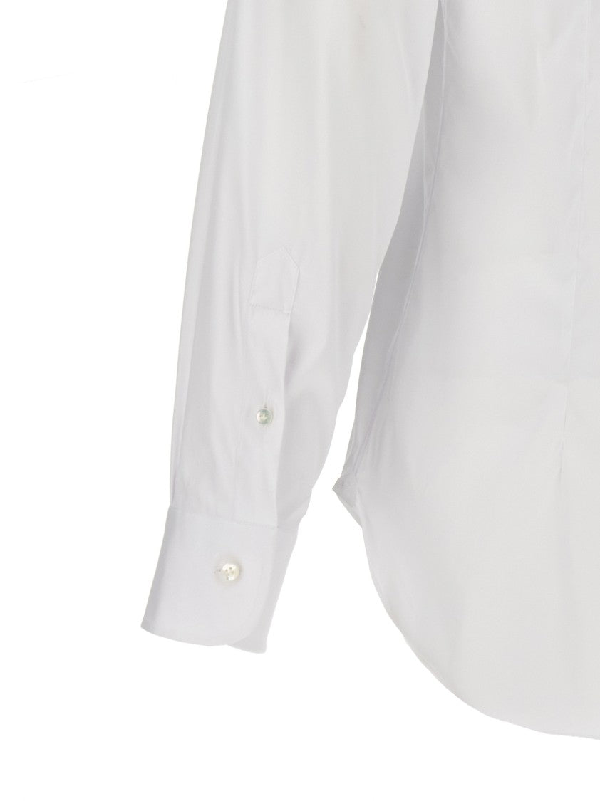 Barba Stretch Cotton Poplin Shirt