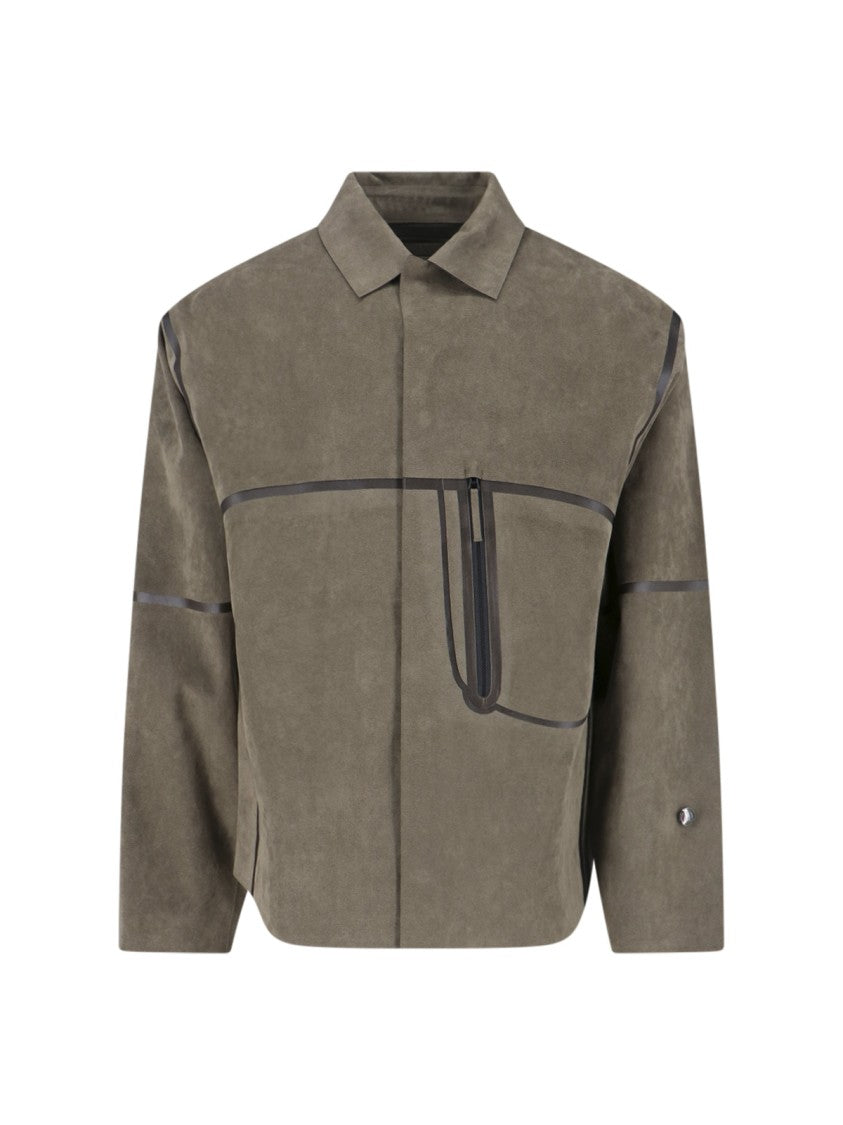 Massimo Osti Studio Classic Green Button-Down Shirt With Tailored Fit