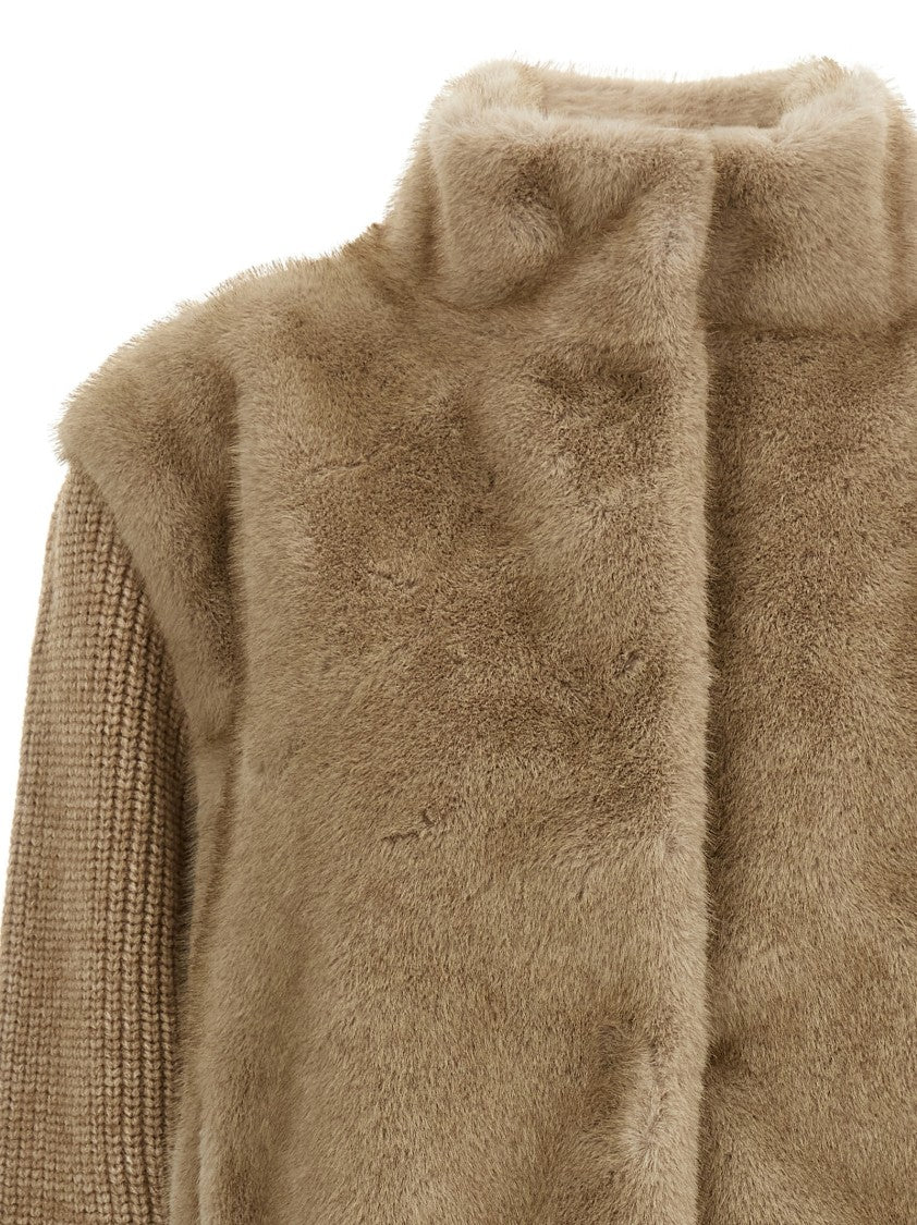 Mc2 Saint Barth Faux Fur Bomber Jacket