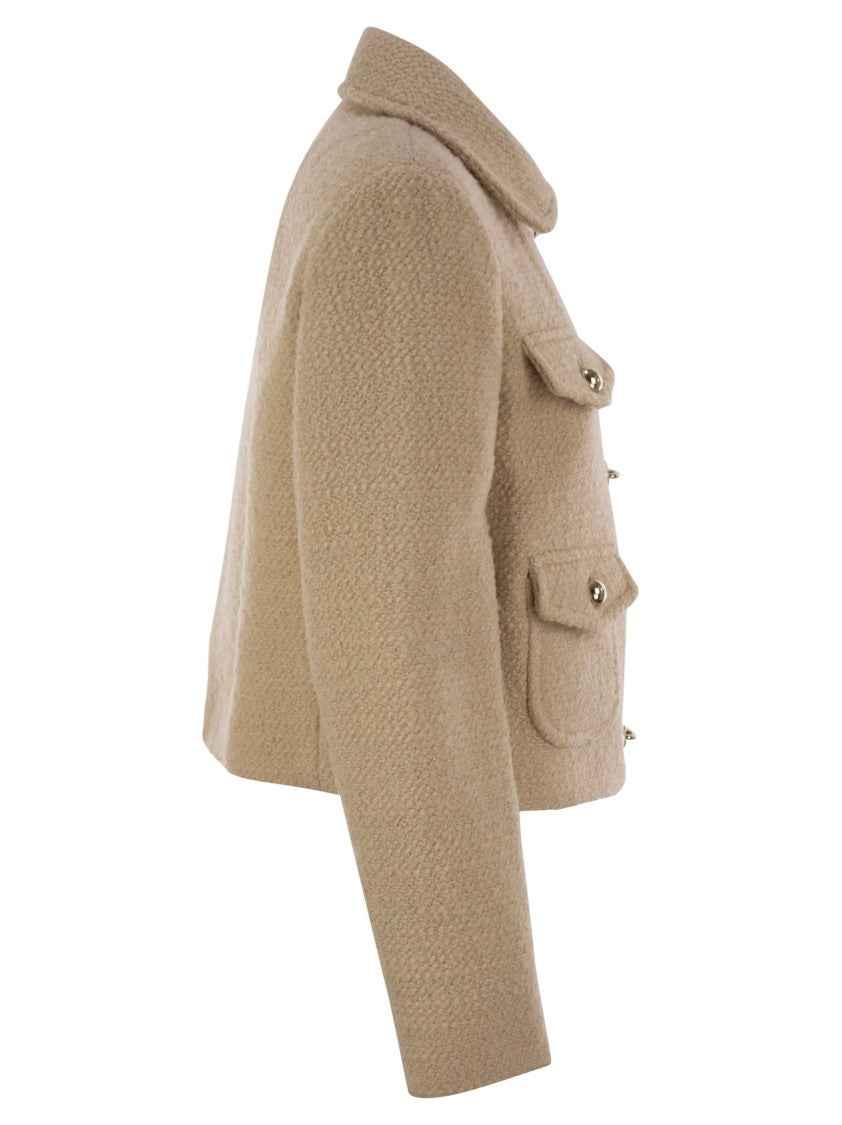 Fay 3-Hook Wool Jacket