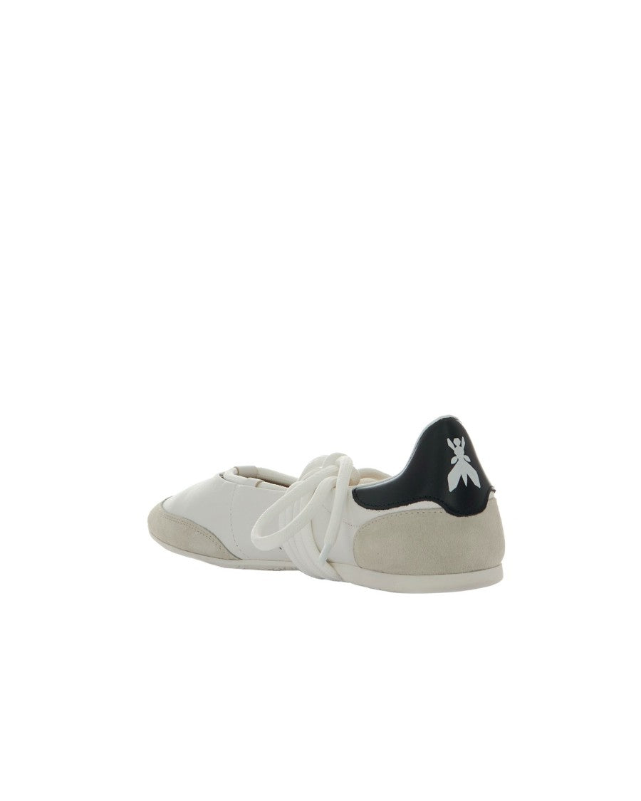 Patrizia Pepe Dancing Skin White Ballet Flats