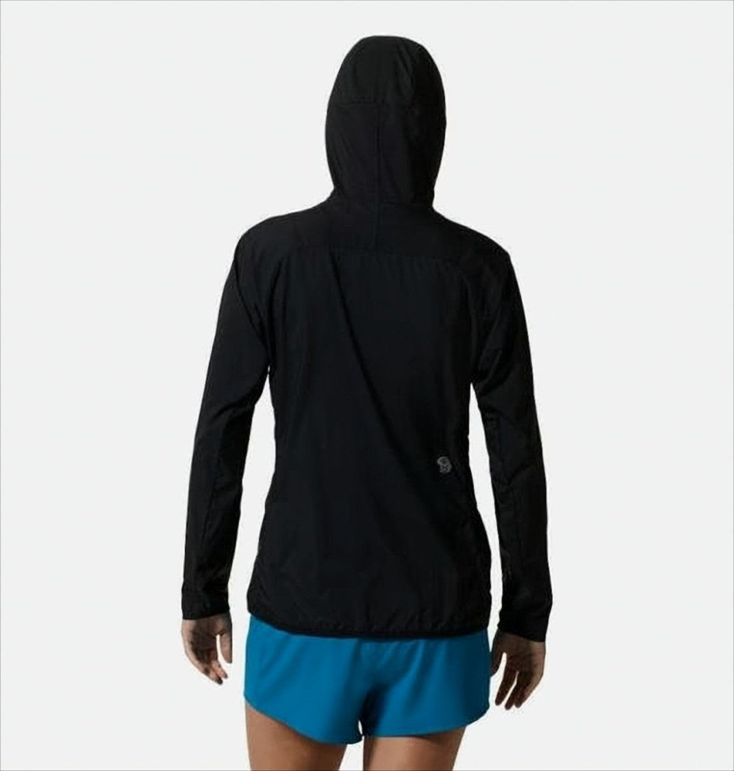 Mountain Hardwear Lightweight Black Jacket With Attached Hood