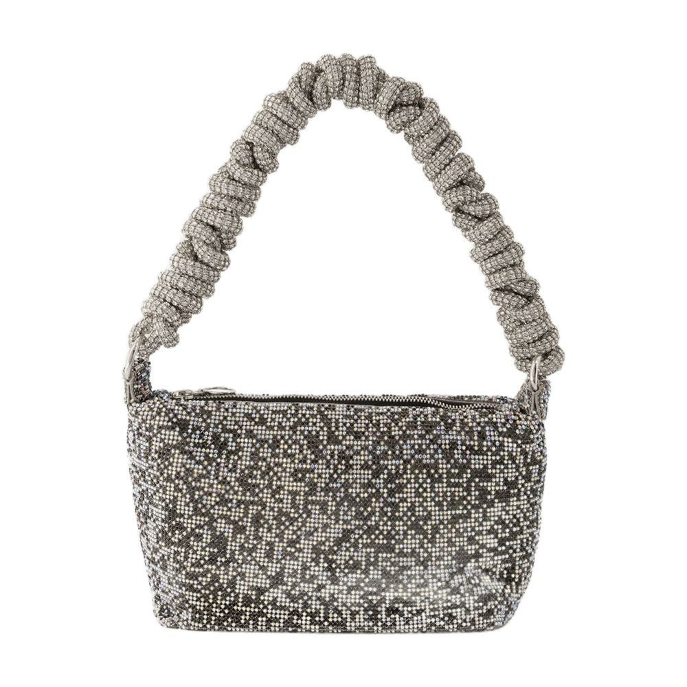 Kara Crystal Mesh Bag - Polyester - Black Pixel