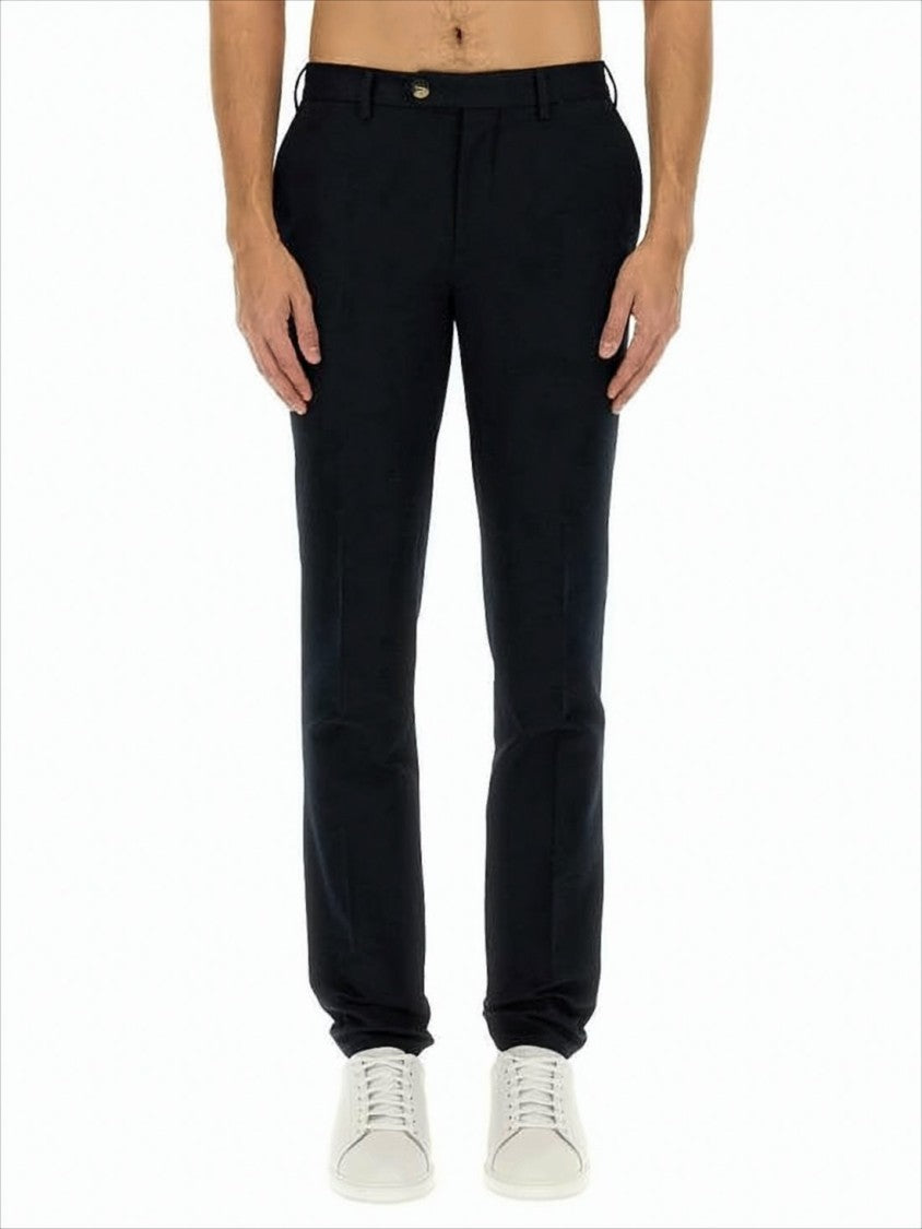 Brunello Cucinelli Tailored Black Suit Pants With Design