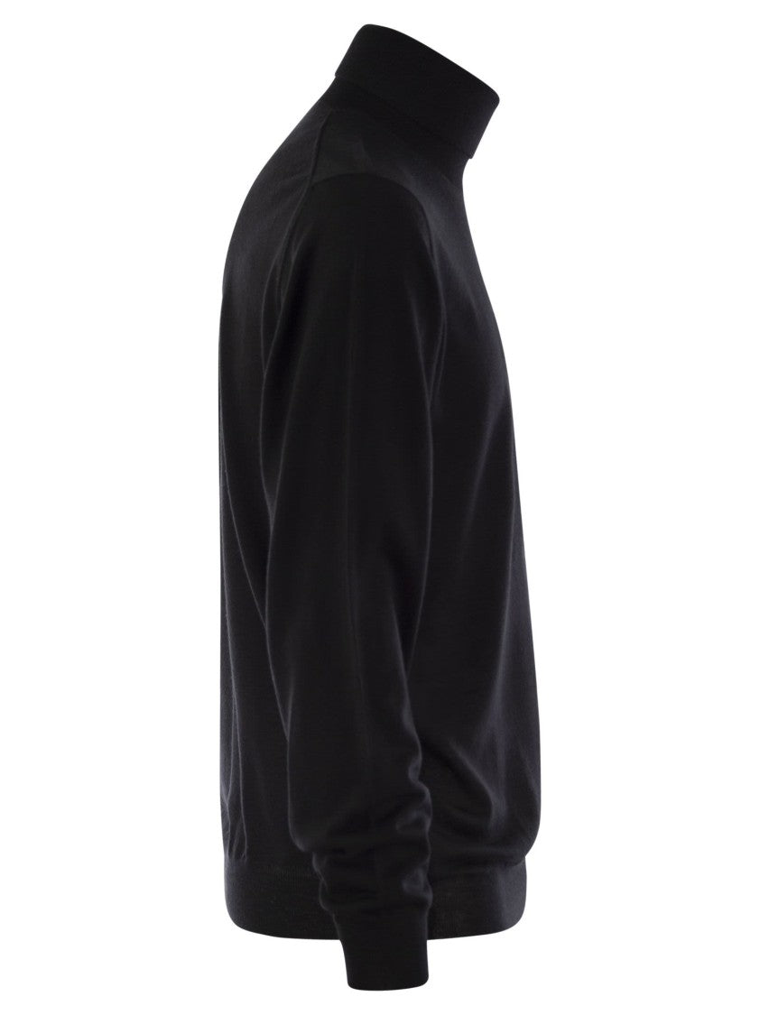 Fedeli Turtleneck Sweater In Virgin Wool