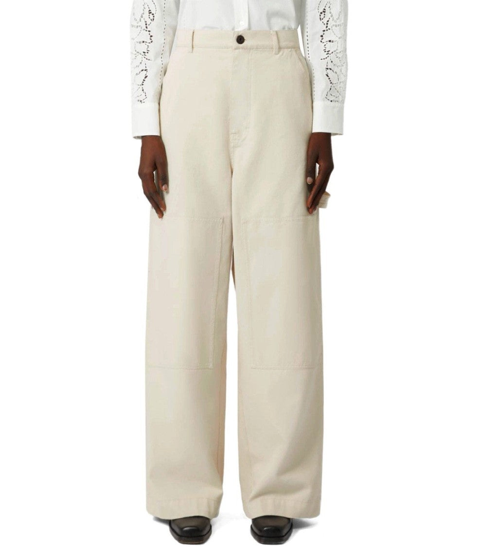 Max Mara Caronte Ivory Trousers