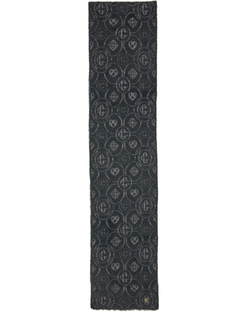 Casablanca Monogram "Fluffy" Scarf