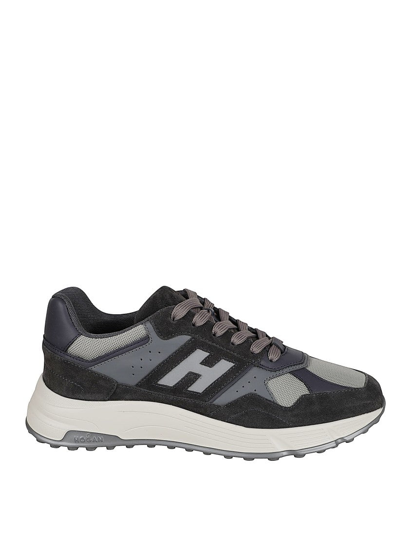Hogan Suede And Mesh Sneakers