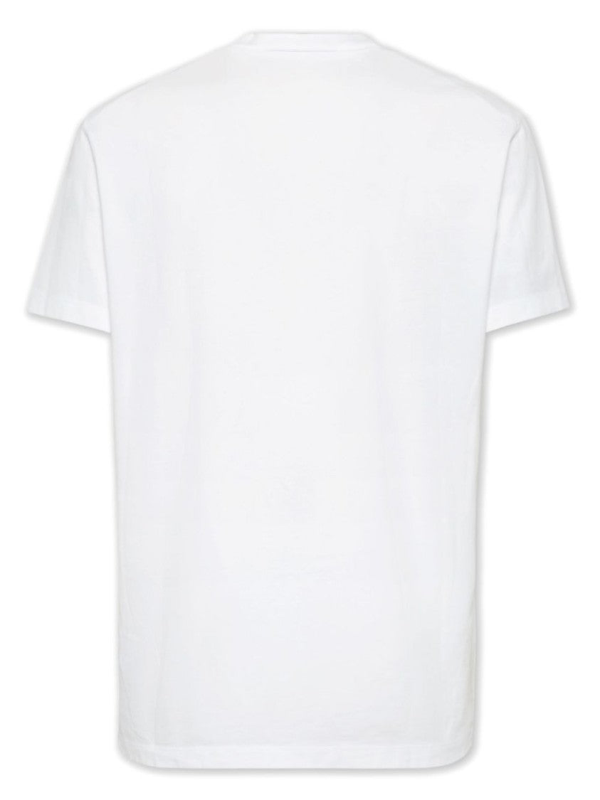 Dsquared2 White Cotton T-Shirt