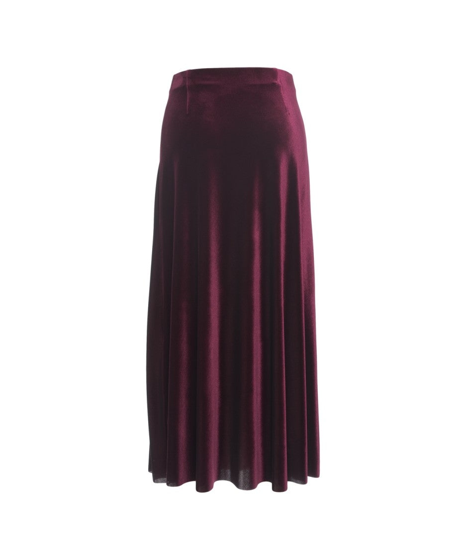 Gender Ankle-Length Maxi Skirt In Soft Shimmering Fabric