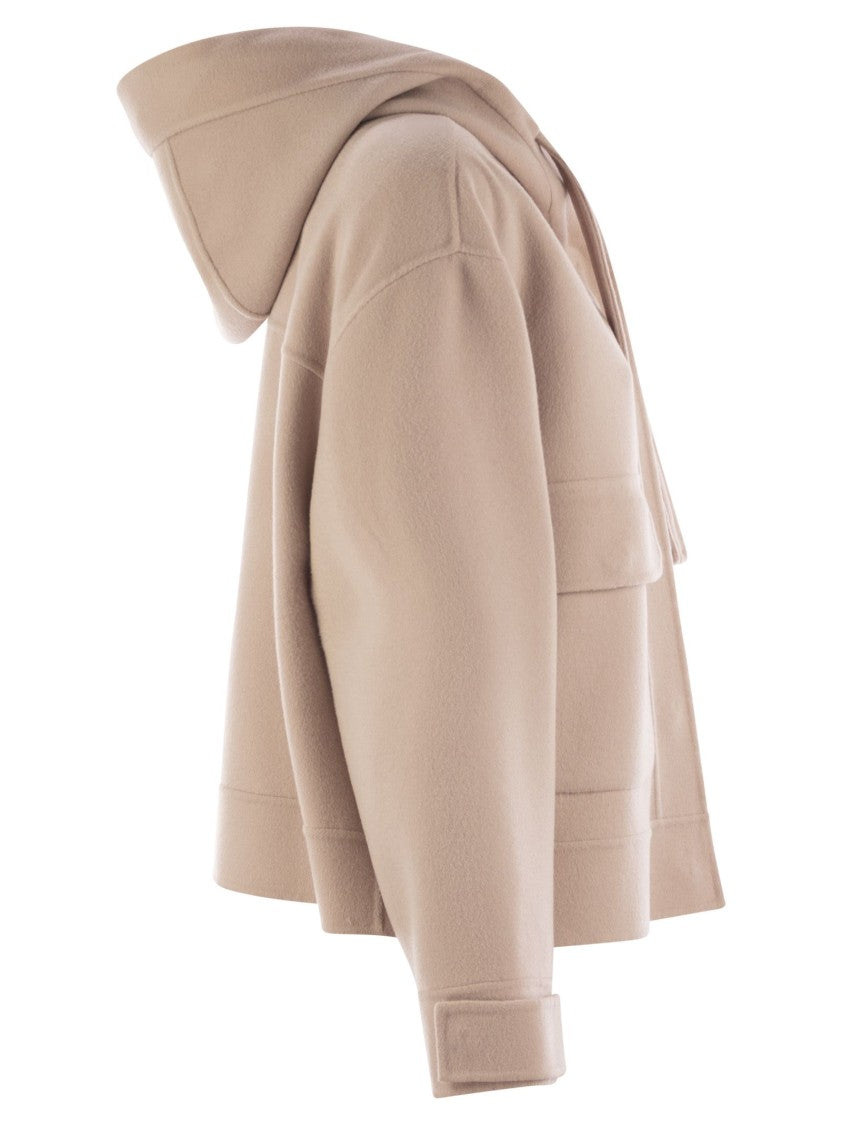 Max Mara Gary - Hooded Jacket In Wool
