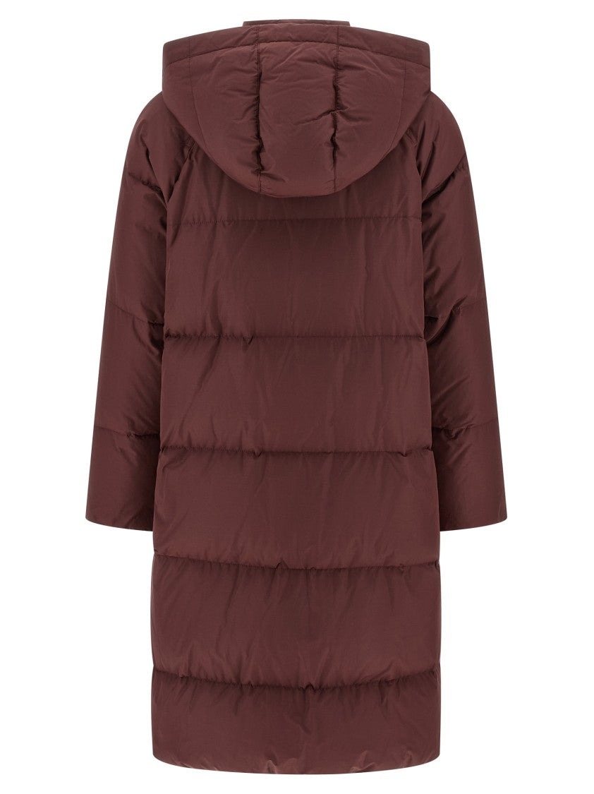Brunello Cucinelli 'Shiny Zipper Pull' Down Jacket