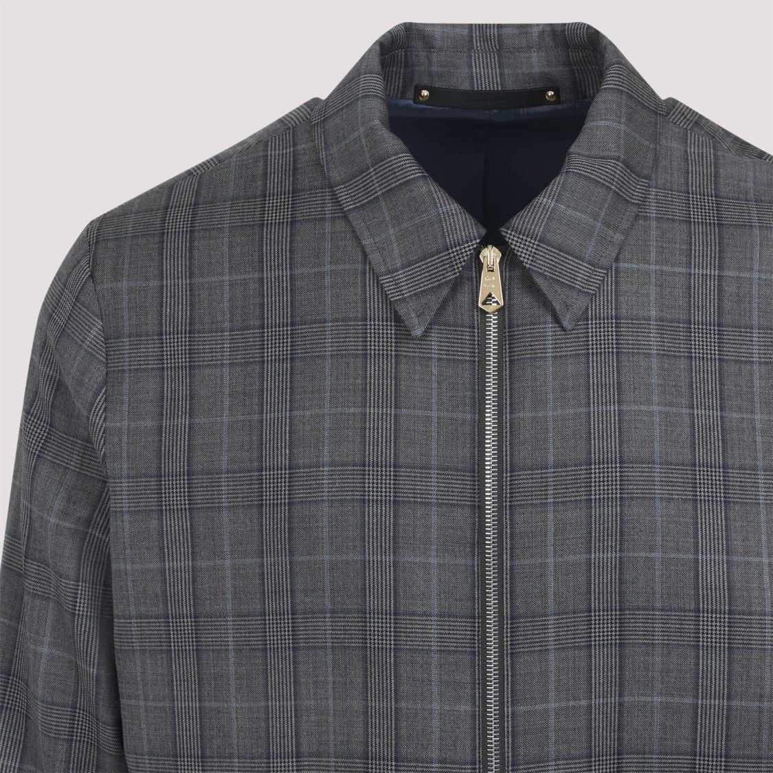 Paul Smith Classic Plaid Wool Jacket With Structured Silhouette