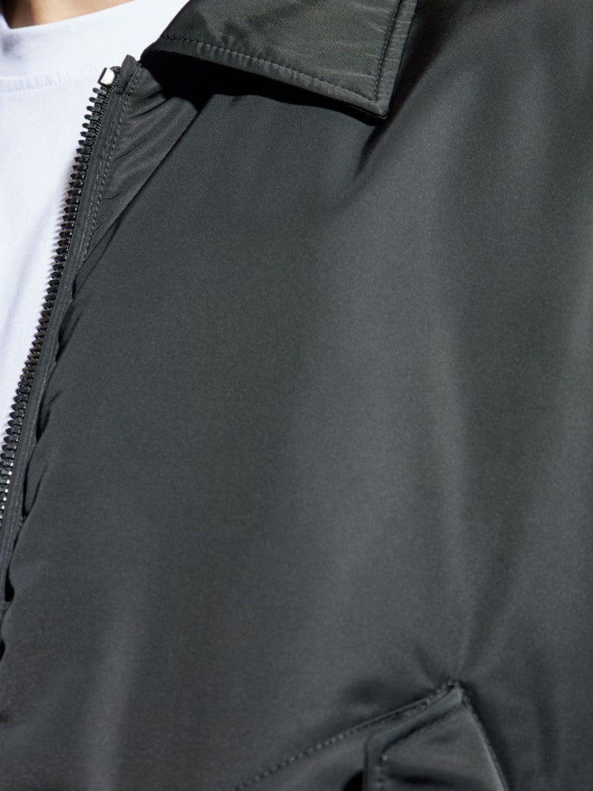 Balmain Contemporary Black Coat With Ribbed Cuffs And Flap Pockets