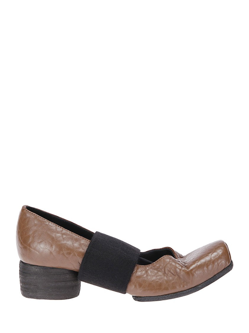 Uma Wang Leather Ballerina Shoes