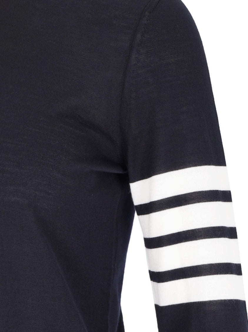 Thom Browne "4-Bar" Sweater – Blue